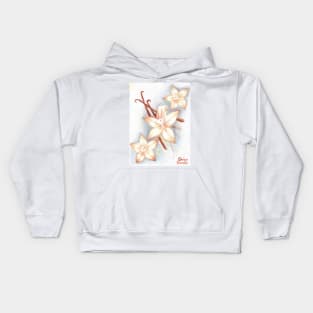 Vanilla flowers Kids Hoodie